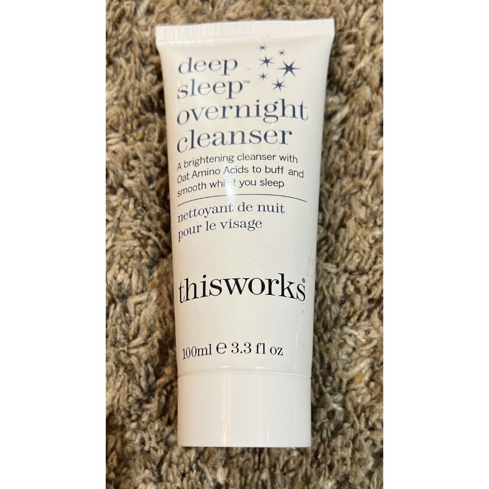 Thisworks Deep Sleep Overnight Cleanser Oat Amino Acids 3.3 Fl Oz /100ml ~Sealed